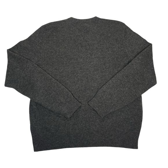 Polo Ralph Lauren Mens Large Pullover Wool Knit Sweater Gray Purple - Picture 3 of 7